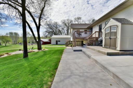 Back Cement Patio