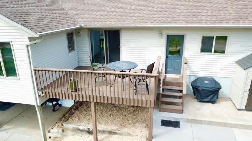Deck off Kitchen -back side of house