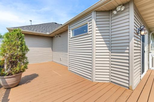 Extending deck space great for entertainment and relaxing.