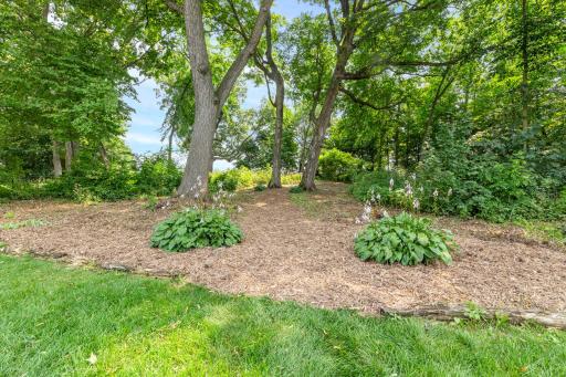 Wooded and landscaped back for privacy.