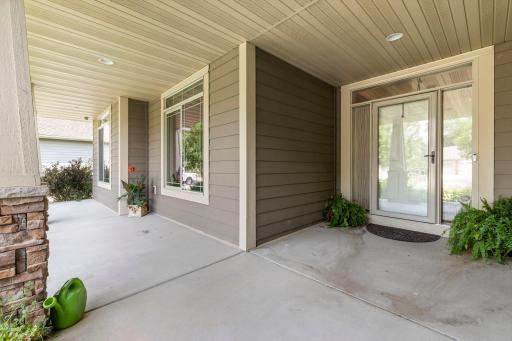 Spacious front patio, perfect for everyday living and entertaining.