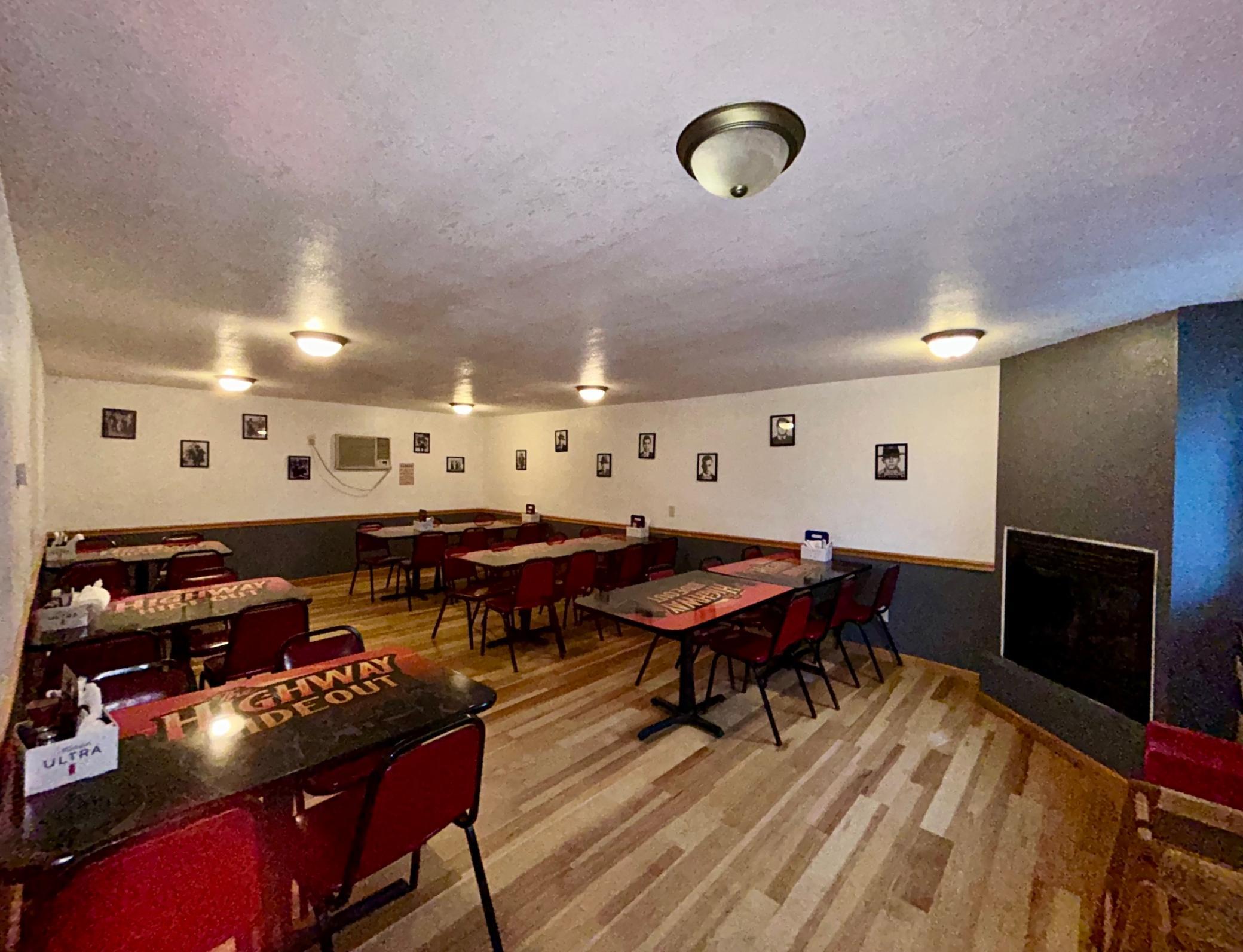 1 of 2 spacious dining areas