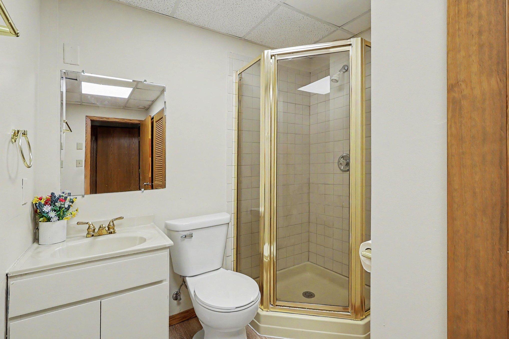 LL Bathroom with shower