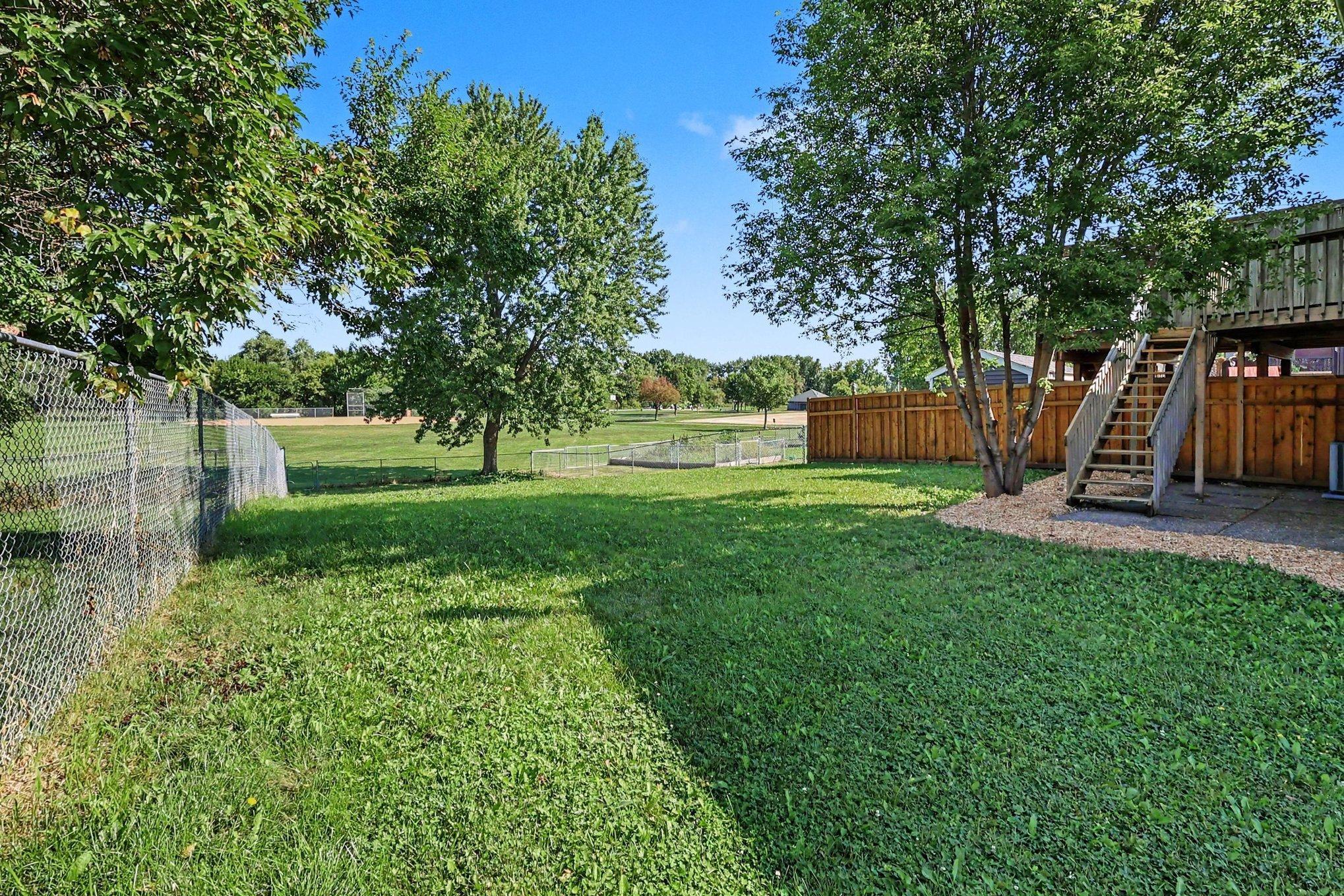 Fully Fenced yard