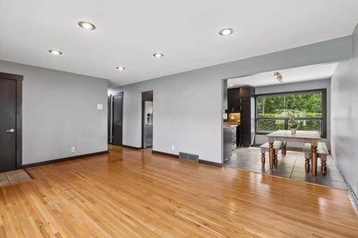 Living into dining room