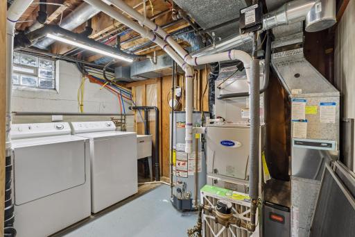 Laundry and mechanicals lower level 1208 36th 1