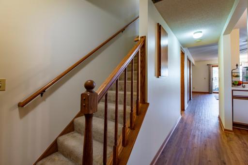 Foyer area and stair to 2nd level