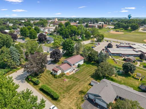 Home is well positioned on the lot for added privacy