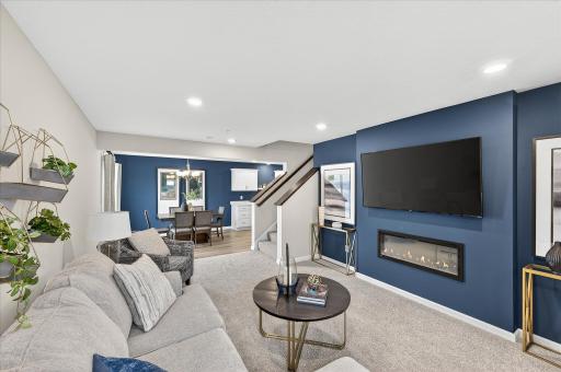 Living Room - Entry - photos are of a staged model home of the same floorplan