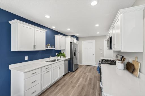 Kitchen - photos are of a staged model home of the same floorplan