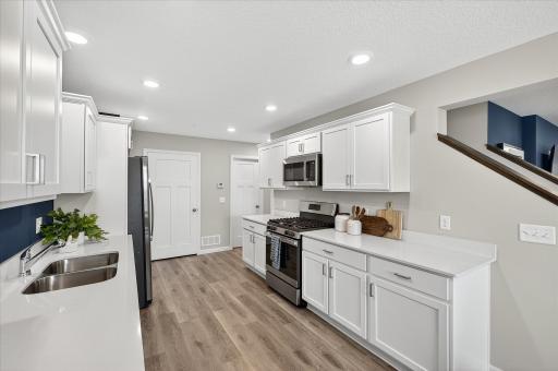 Kitchen - photos are of a staged model home of the same floorplan