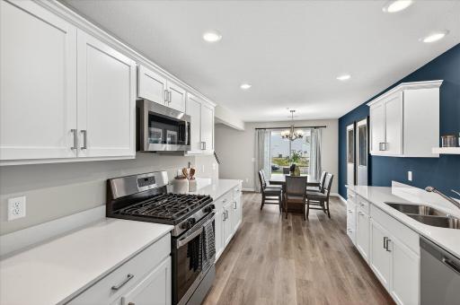 Kitchen - photos are of a staged model home of the same floorplan