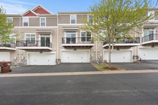 Two Car Garage and Balcony