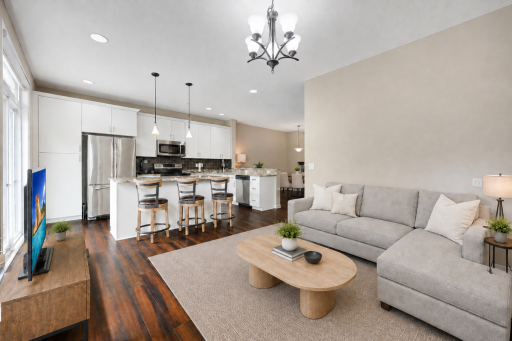 Kitchen/Family Room - Virtually Staged