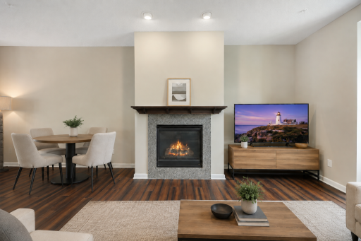 Dining/Living Room Virtually Staged