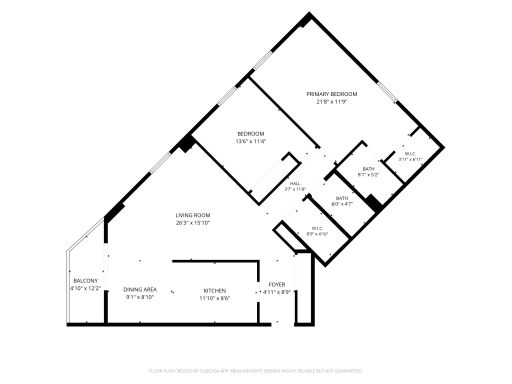 Approximate floorplan