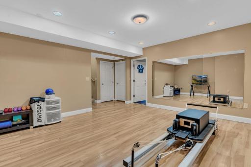 Exercise room on the lower-level.