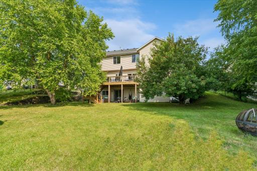 A peaceful backyard setting you'll love coming home to.