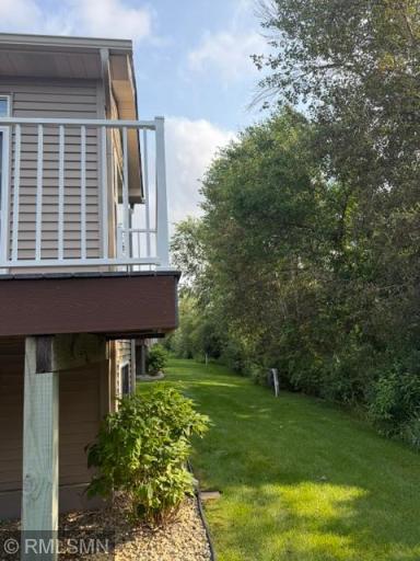 Backyard is quiet and private. Association grounds has a larger yard area a few houses down. Great for pets or for some outside play.