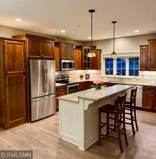 A Dream Kitchen any cook would love. Quality appliances, counter space, loads of storage and a nice center Isle to work with!
