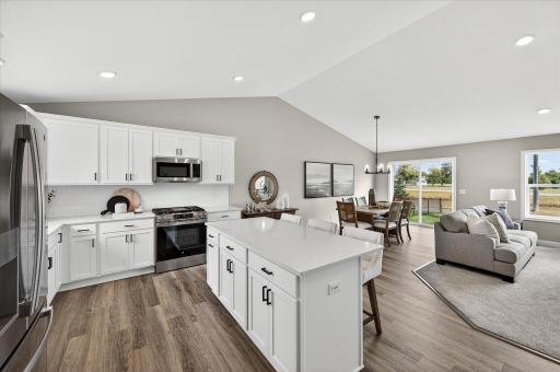 Kitchen - photos are of a staged model home of the same floorplan. Selections and colors may differ.