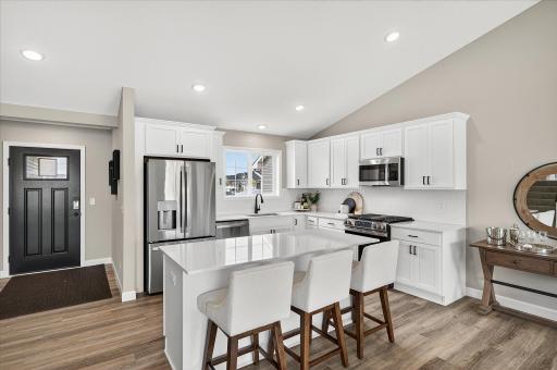 Kitchen - photos are of a staged model home of the same floorplan. Selections and colors may differ.