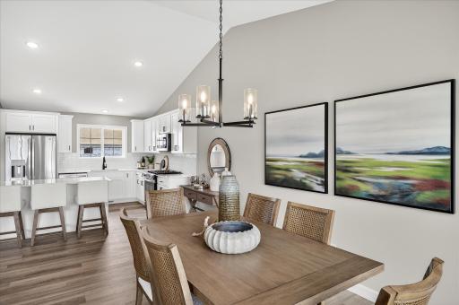 Dining - photos are of a staged model home of the same floorplan. Selections and colors may differ.