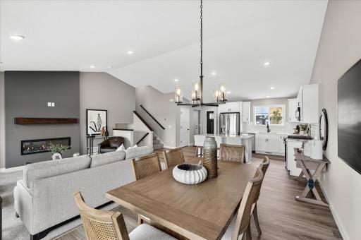 Dining - photos are of a staged model home of the same floorplan. Selections and colors may differ.