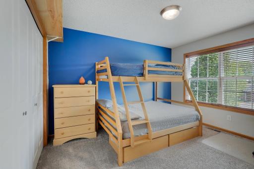Bedroom 3 of 4 located in the upper level.