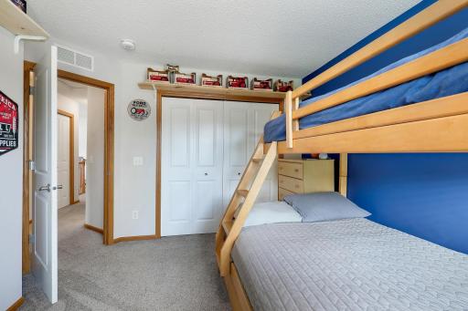 Bedroom 3 of 4 located in the upper level.
