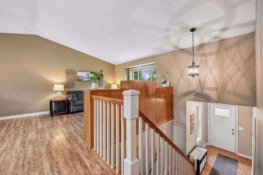 Vaulted ceilings allowing for an abundance of light throughout the main level.