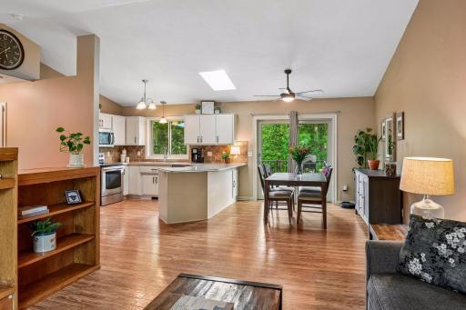 An inviting open concept floor plan.