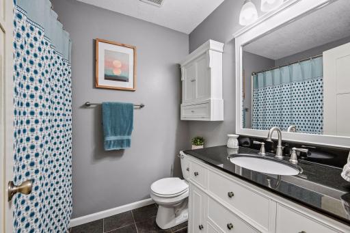 Main floor full bathroom.