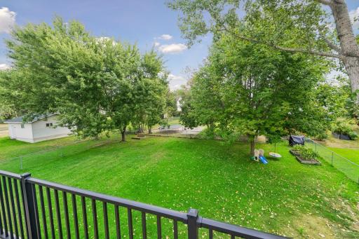 Your dream backyard awaits. Mature trees, fully fenced in, and plenty of space for hosting!