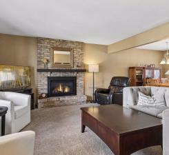 Photo for 1912 Serendipity Court, New Brighton, MN 55112 - listing #7119381 floor to ceiling brick fireplace, main floor