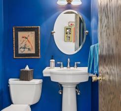 main floor powder room