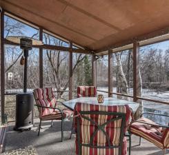 cozy main floor screen porch