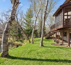 private backyard setting