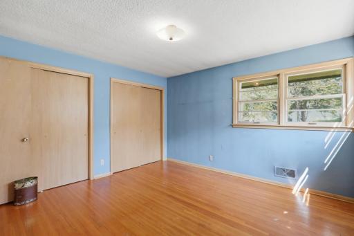 Dual closets in the Master Bedroom