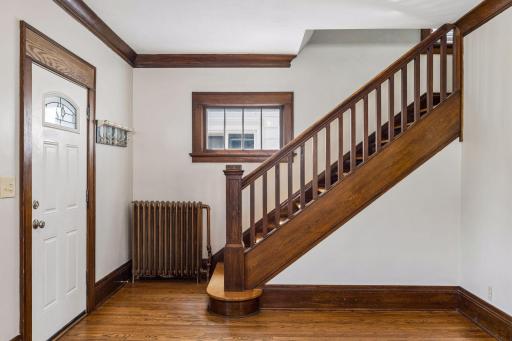 Original woodwork shines in this home!