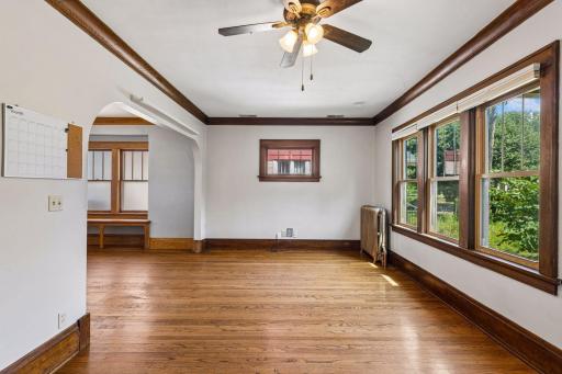 Original woodwork shines in this home!