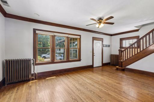 Original woodwork shines in this home!