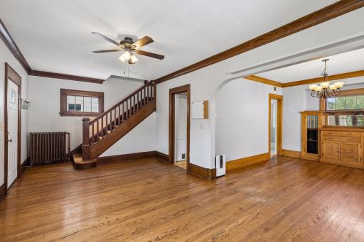 Original woodwork shines in this home!