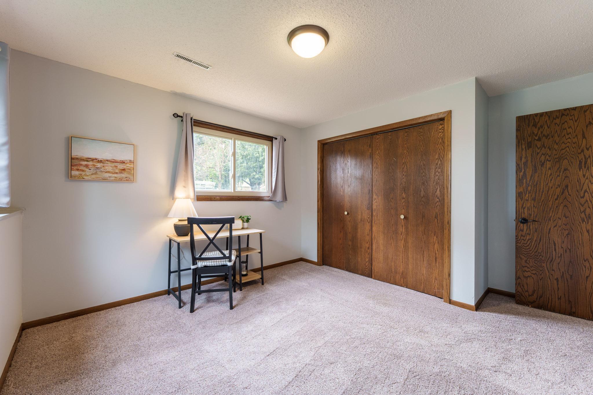 Bedroom 4 on lower level. Dimensions are11.75 x 10.75