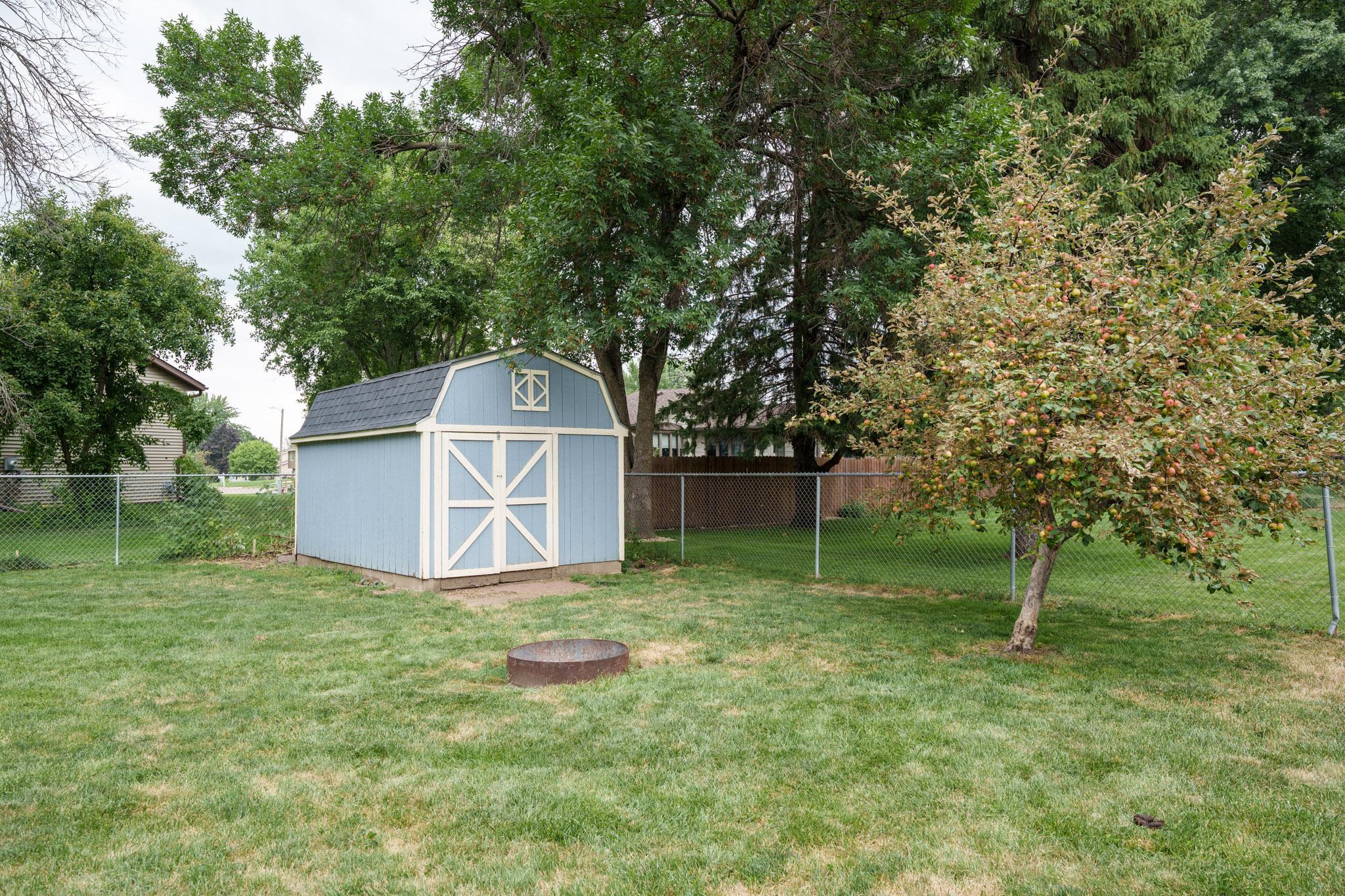 10x16 ft storage shed.