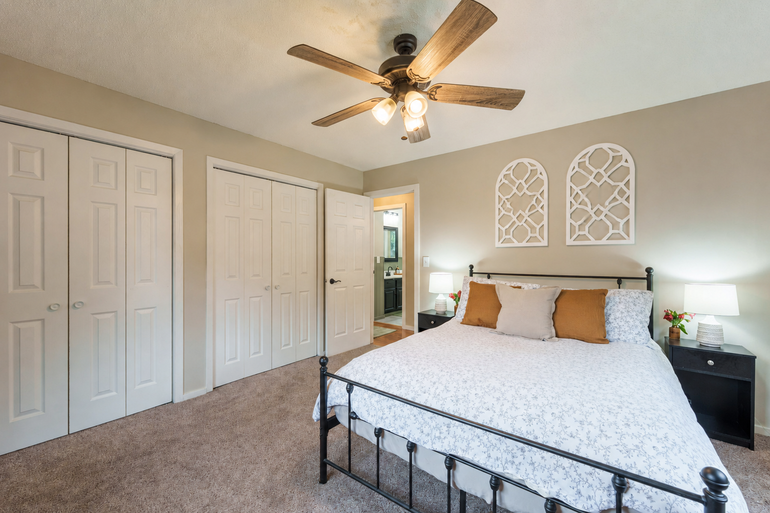 Great closet space in the primary bedroom.