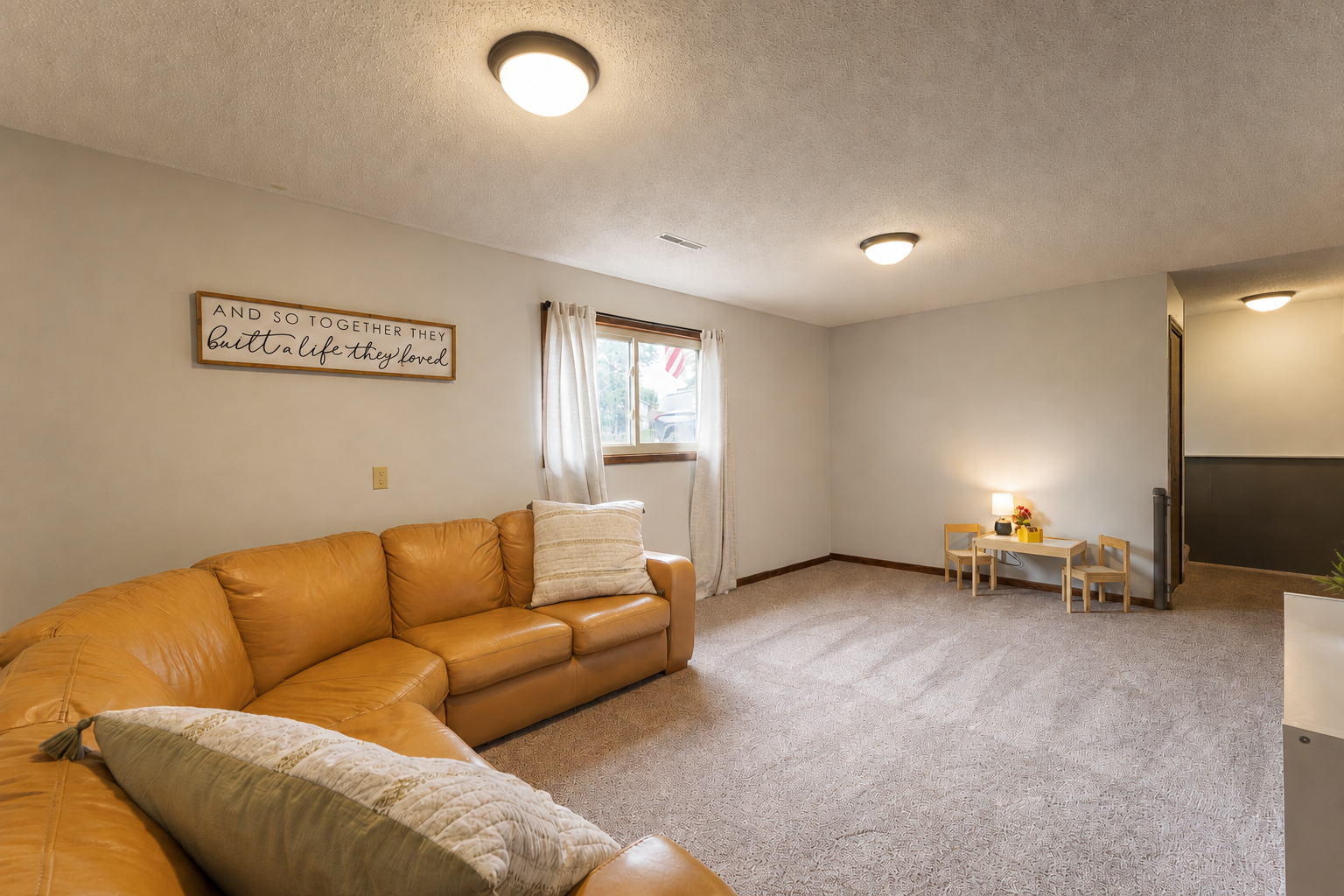The dimensions for the family room are 18.5x 11.75.