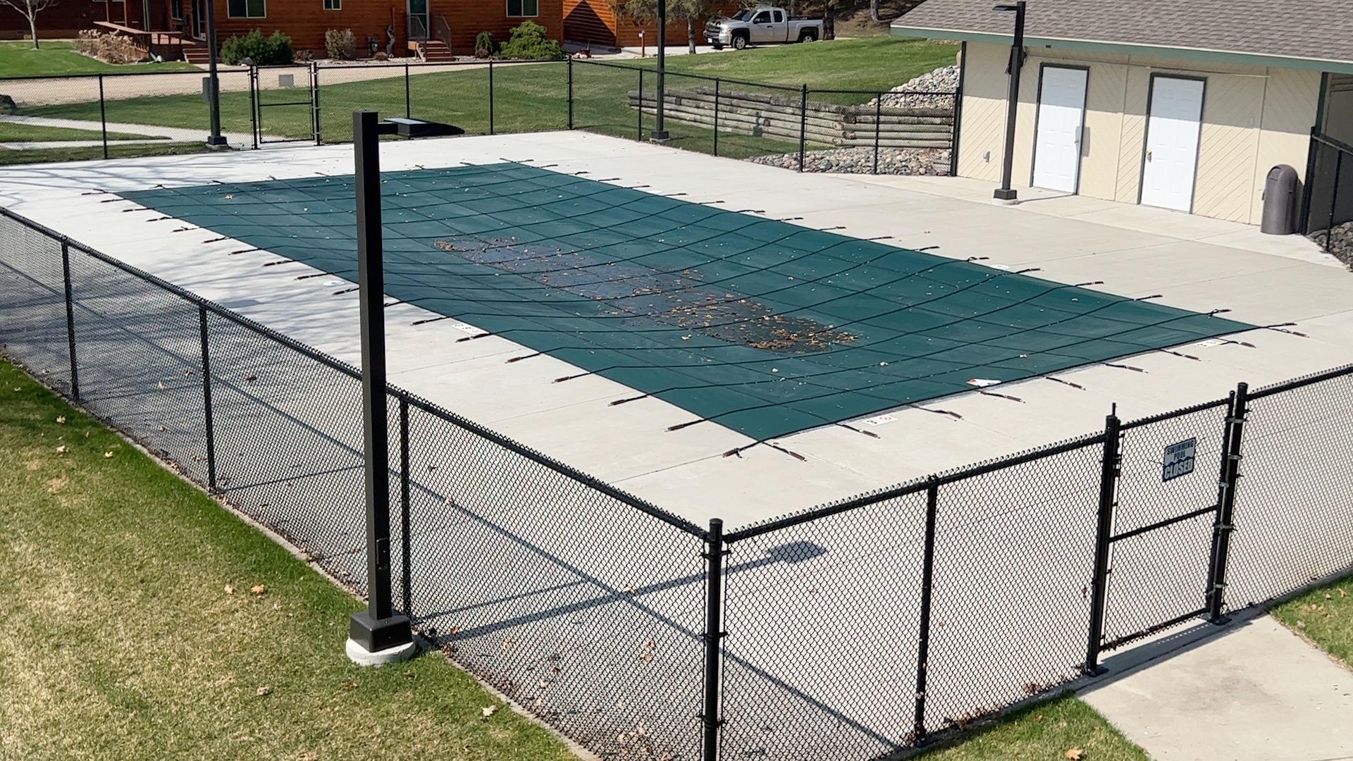 Pool covered