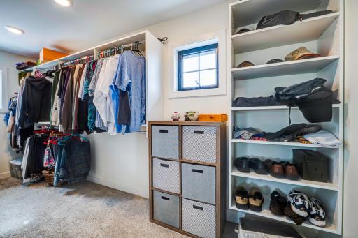 Storage within closet