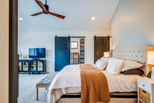 Large Primary suite with walk in closets and private bathroom